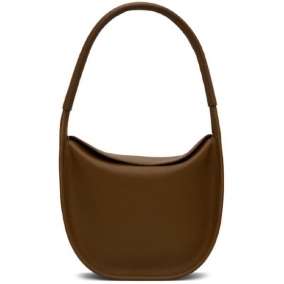 Polene Handbags - LÉMÉLS Flat Shoulder Bag in Walnut Brown